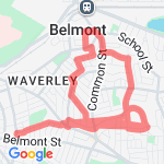 Morning Run route map