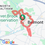 Belmont Hills - Beaver Brook route map