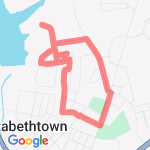 15. July 2013 route map