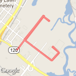 Holiday Inn East Rutherford Loop route map