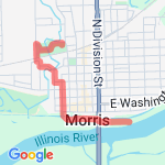 Just animals Furry 5K route map