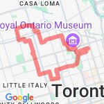 ManuLife Annex Loop route map
