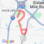 SHS, Deer Shadow, route map