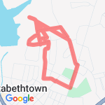 17. July 2013 route map