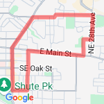 5k route map