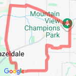 Cycling Shawtee route map