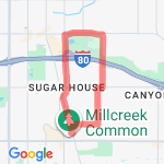 Run Past Sugarhouse Park route map