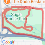 Sugarhouse Park Only route map
