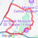 Clifton loop route map