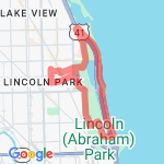 belmont to north ave  route map