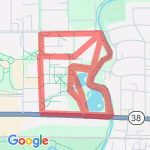 Lagoon loop from Normal route map