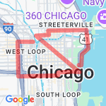 Weekday Run route map