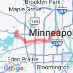 Bike from DT to home route map