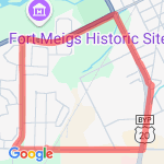 4 mile loop route map