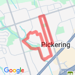 Liverpool-Glendale-Ravine route map