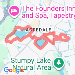 7.76 miles route map