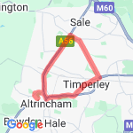cutting out Shaftesbury Avenue route map