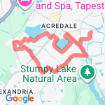 7.54 mile run route map