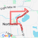 Base line route route map