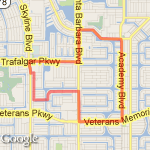 CCPD 8 mile loop route map