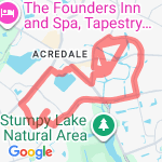 7.82 miles route map