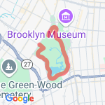 3 miles Prospect Park w/Clara route map