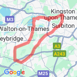 7 Hills Route route map
