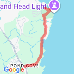 First 5 miler Interval!! WOOP!!! route map