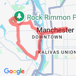 Rock rimmon View route map