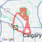 prawie maraton route map