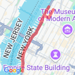 Office to Chelsea Piers and back route map