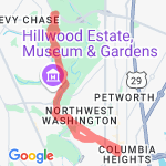 Columbia Heights Trail Run route map