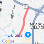 Simple 2 miles route map