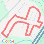 Wacky Wednesday Run route map