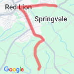 8 miles to Trouts route map