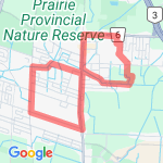 Old Bouffard route map