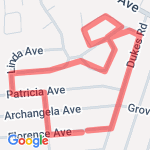 Cameron Run route map