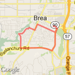 Daisy's Run (4.98 miles) route map