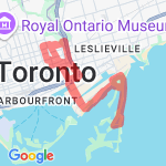 Leslie St Spit Short 21K route map