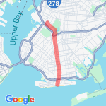 prospect park to coney island, ocean parkway route map