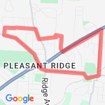 4 Mile route map