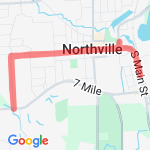 Clement and back route map