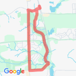 10K run route map