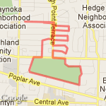 4.61 High Point/Galloway route map