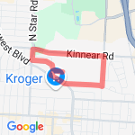 Chambers and Kinnear Loop route map