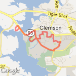 #1 Bike Ride route map