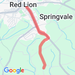 5 Miles in Red Lion route map