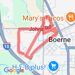 YMCA Turkey Trot 5k Route - 2013 route map