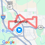 YMCA Turkey Trot 10k route map