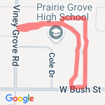 campus w/out field route map